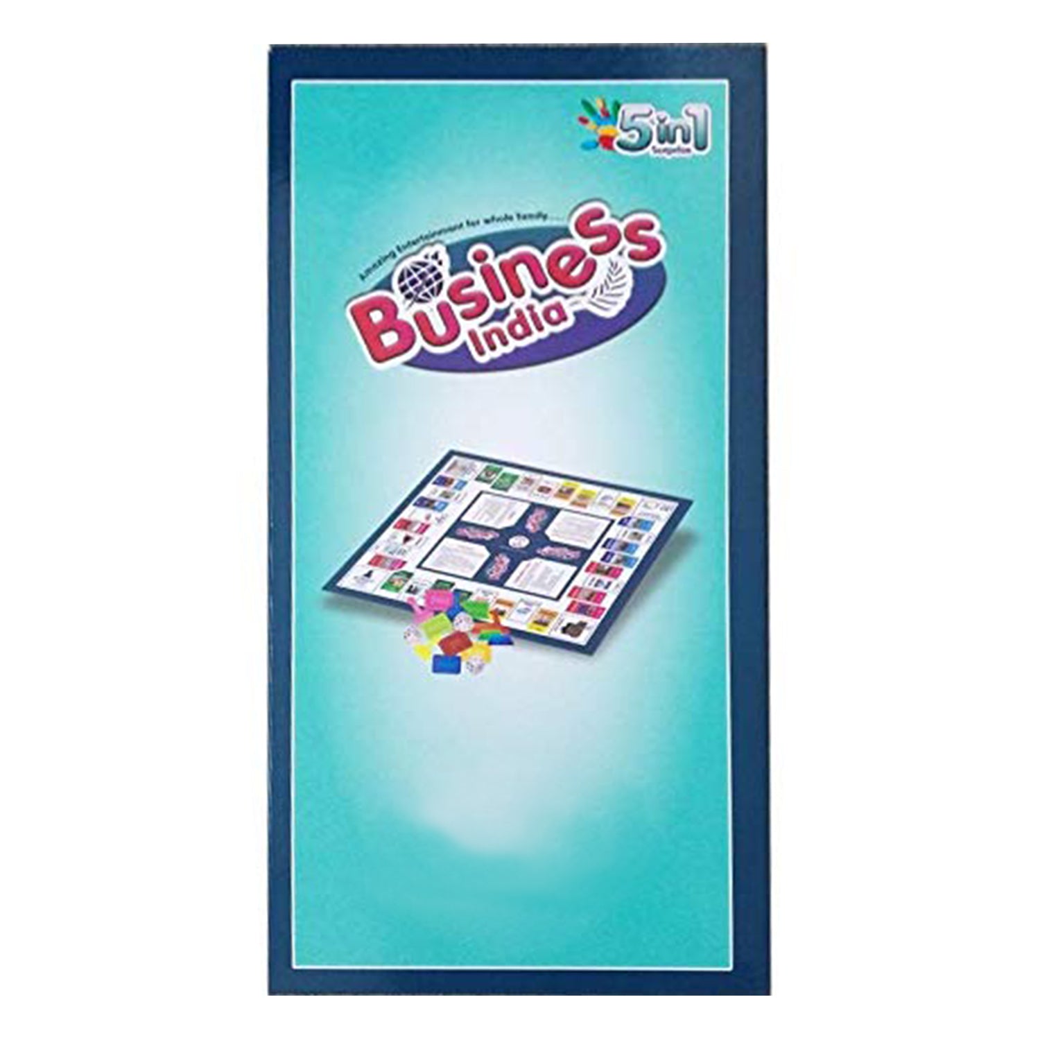 Business game board with plastic money coins and game cards Business game board with plastic money coins and game cards